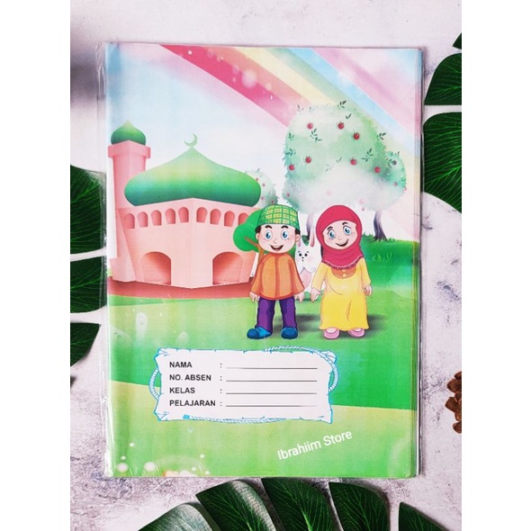 SAMPUL BUKU FANCY ISI 20PCS / SAMPUL BUKU KARAKTER / SAMPUL BUKU ANAK