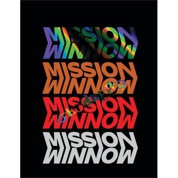 STICKER MISSION WINNOW MOTO GP CUTTING