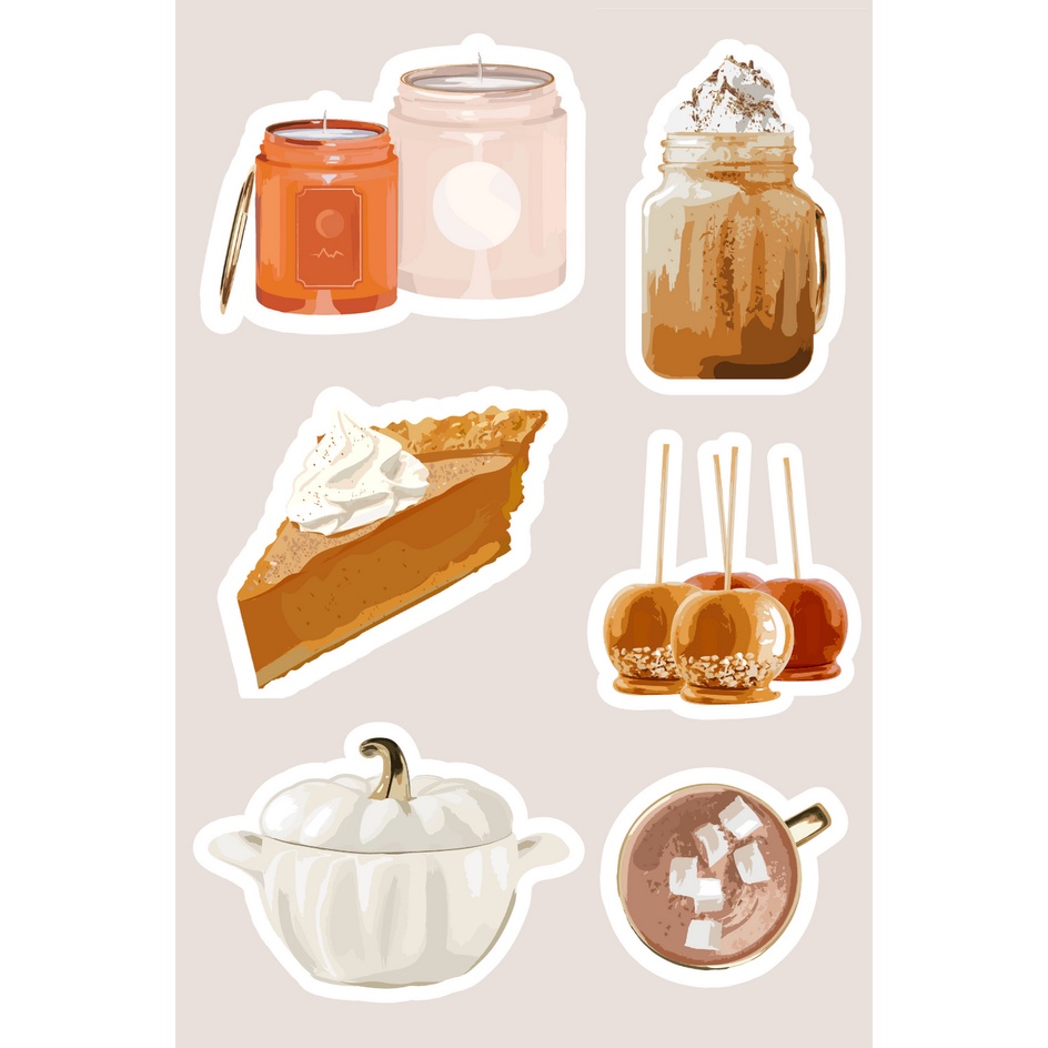 

Sticker Sheet Aesthetic tumblr | 107 tea