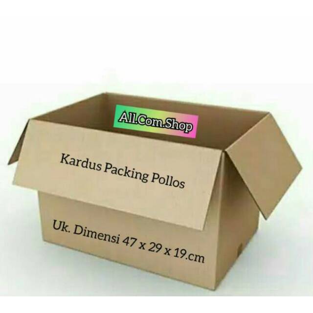 

(GrabExpress-Sameday) DUS PACKING/DUS BOXS/KARDUS KARTON Polos uk Aga Besar