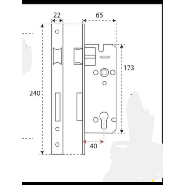 LOCKCASE SWING + CYLINDER 60 MM BODY LIDAH SILINDER COMPUTER STAINLESS SUS 304  SET MORTISE BODY KUNCI PINTU BESAR BODY SWING PLUS CILINDER PINTU KAYU KUNCI PINTU MURAH BODY SWING PLUS CILINDER TERMURAH KUNCI/ BODY CYLINDER KUNCI PINTU HANDLE HANDEL PINTU