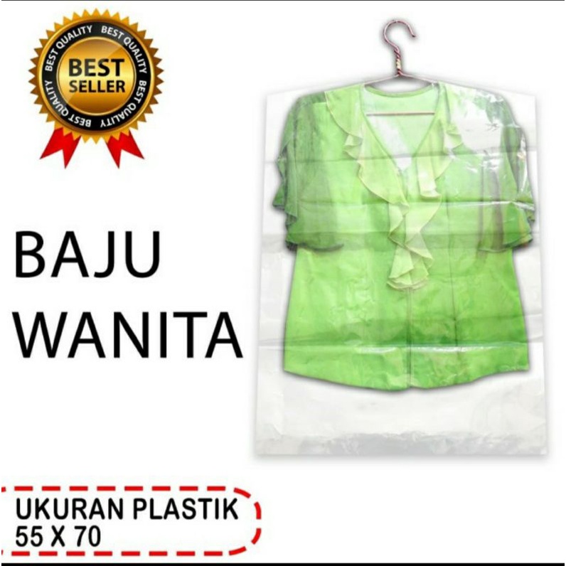 Jual Plastik Baju Gantung Bluss Kaos Jersey Ukuran X Lusin