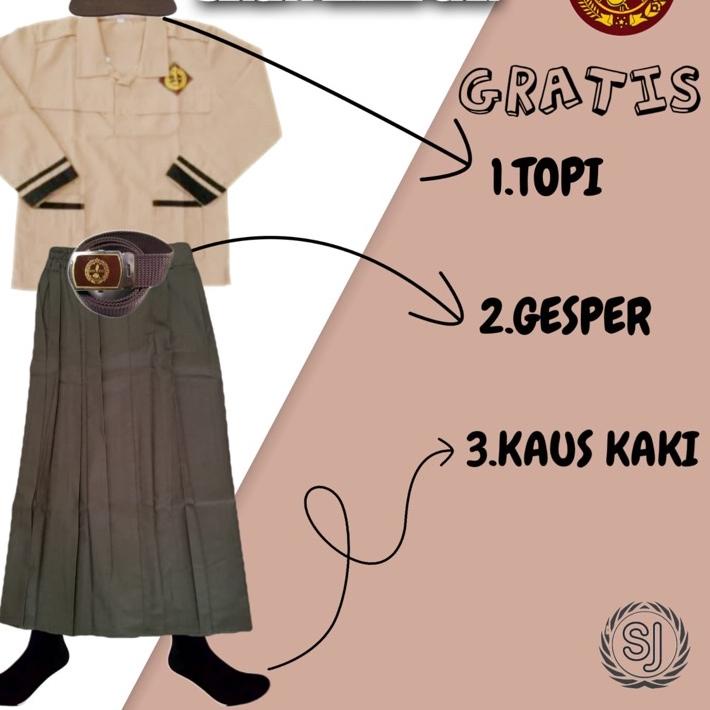 SETELAN BAJU PRAMUKA SIAGA/PENGGALANG MUSLIM/ SERAGAM SEKOLAH PRAMUKA SD PANJANG/ BAJU PRAMUKA SIAGA