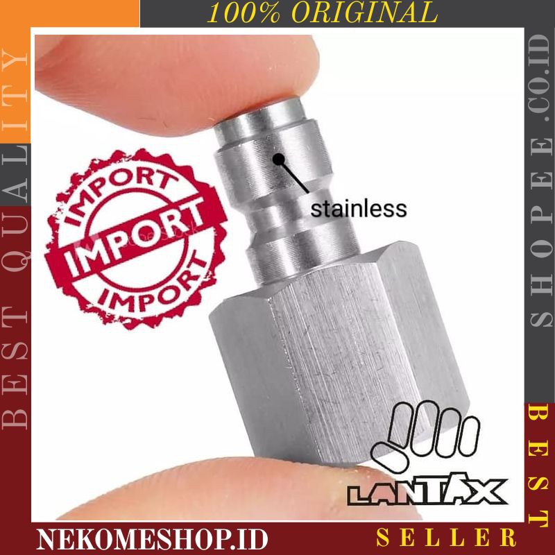 COUPLER RING DRAT JANTAN PCP COPLER KUPLER PCP POMPA PUMP SENAPAN PAINTBALL PCP IMPORT IMPOR LTX004