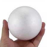 Sterofoam Styrofoam Bola Gabus 10cm