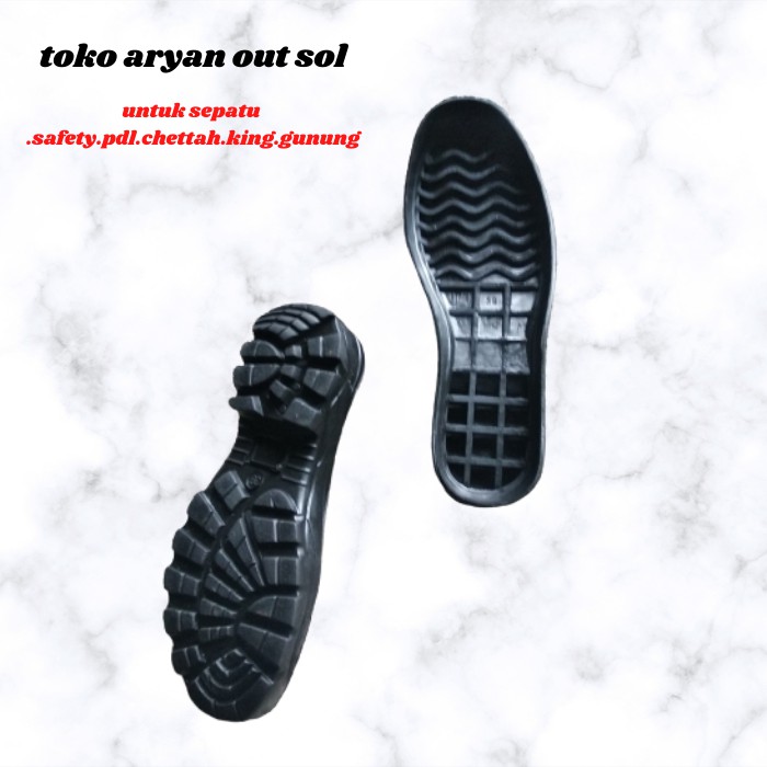 Sol Karet sepatu Pdl safety Boots Trail Paket Outsole Dan Insole
