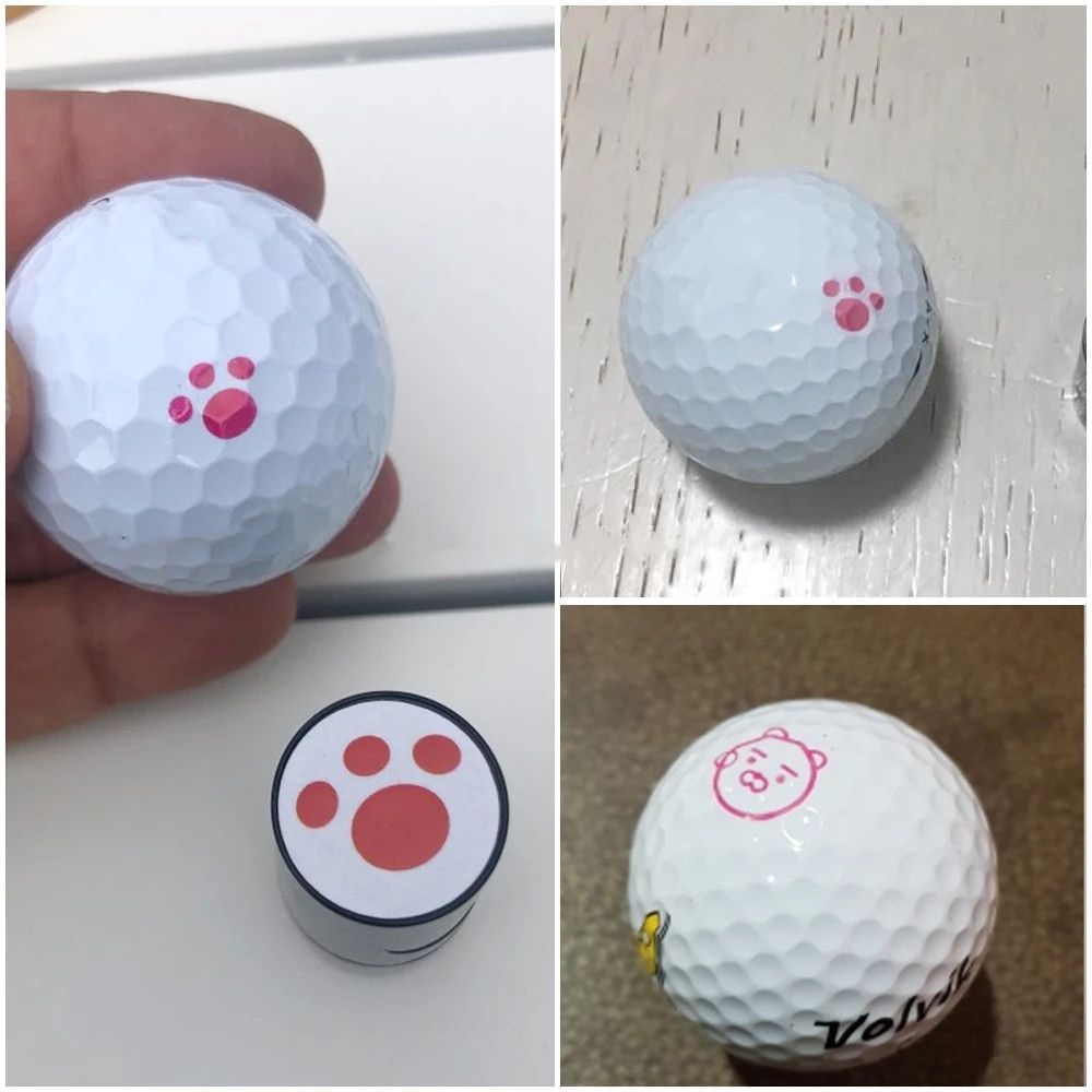 Stempel Penanda Bola Golf Bahan Plastik Tahan Lama