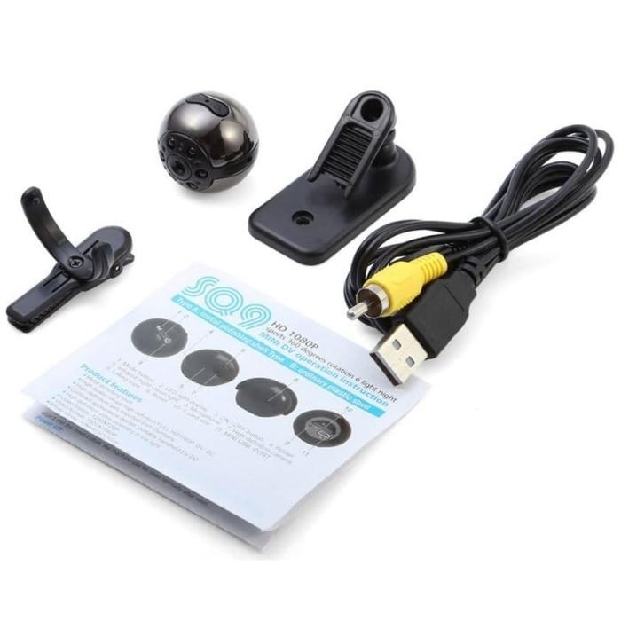 Spy Cam / Hidden Cam Action Cam Kamera Pengintai Sq09 Full Hd 1080P
