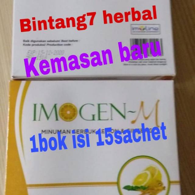 IMOGEN M ORIGINAL minuman serbuk ginseng dan lemon