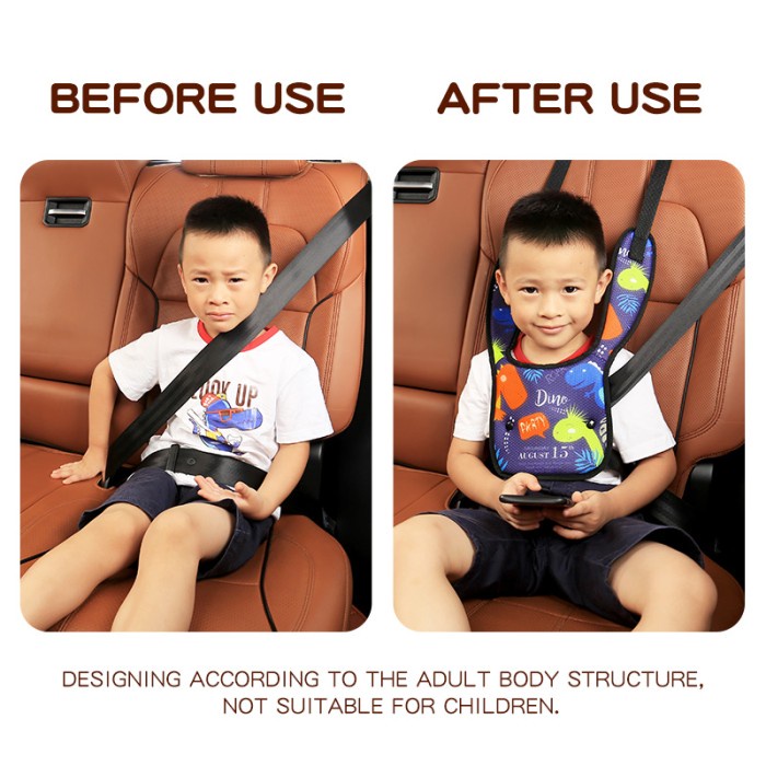 Kids Additonal Safety Belt Tambahan Penahan Sabuk Seat Pengaman Mobil Anak
