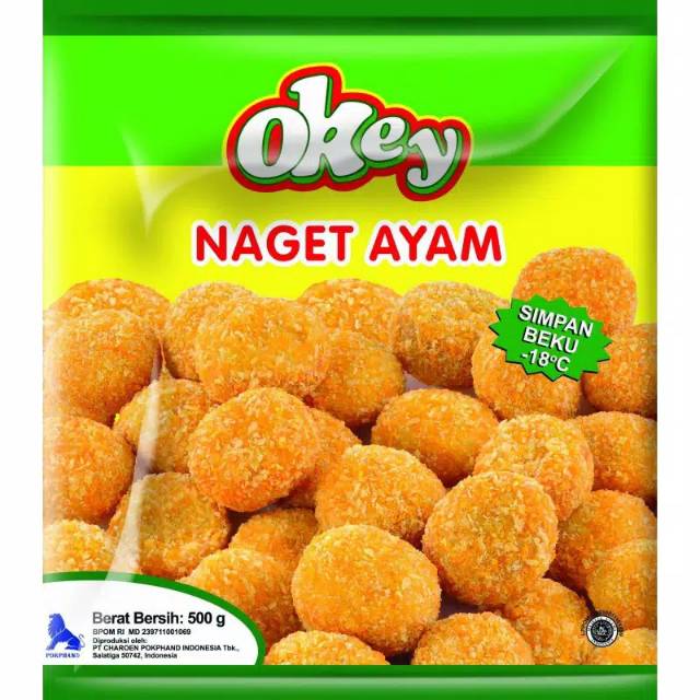 

OKEY NAGET NUGGET AYAM 500 GR / CHICKEN NUGGET