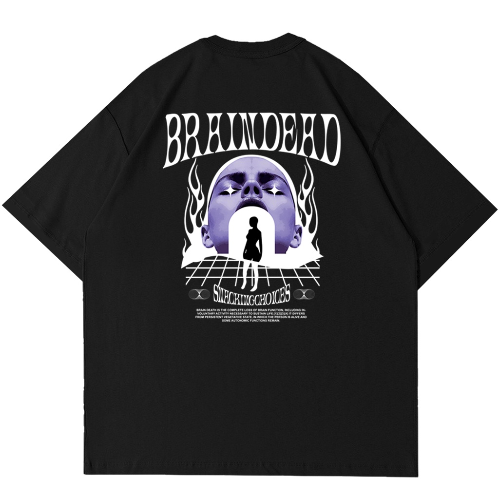 T-shirt | Oversize | Braindead | Black | Snackingchoices