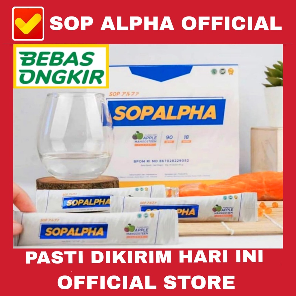 SOP ALPHA Bioboost 1 Box 18 Sachet Zeforce Immune Booster SOPALPHA