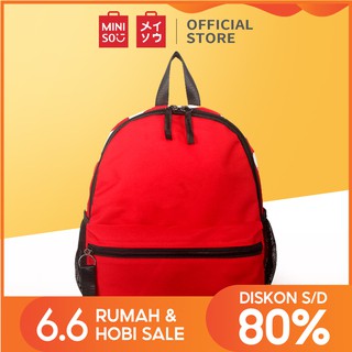 Miniso Official Tas Ransel Lipat Ringan 13l Wanita Pria Backpack Tas Punggung Tas Sekolah Shopee Indonesia