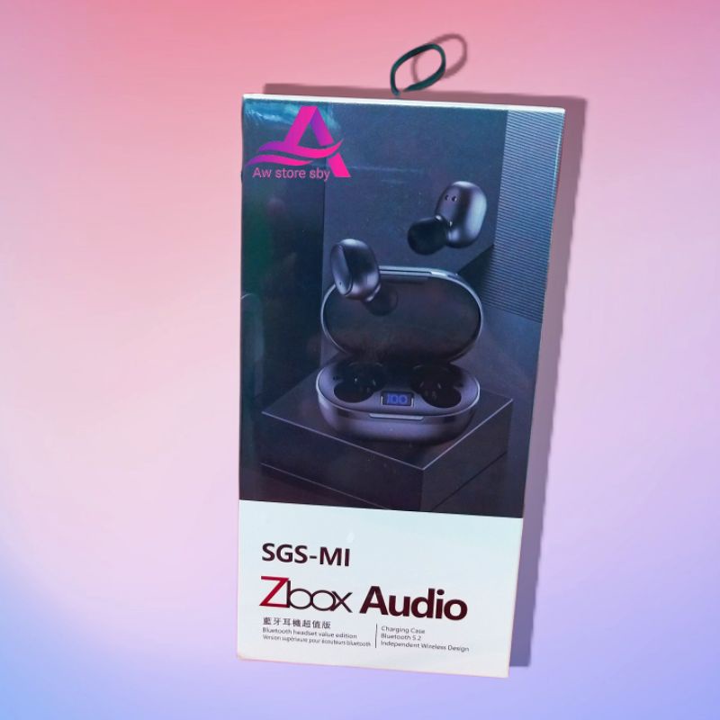 HEADSET BLUETOOTH 5.2 TWS LED DIGITAL CHARGING CASE EARPHONE WIRELESS BASS STEREO [SGS Z-BOX]