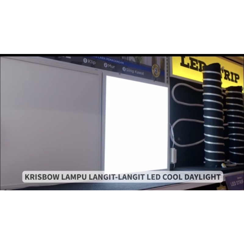 KRISBOW LAMPU PLAFON LANGIT-LANGIT LED 40WATT/ACE KRISBOW PANEL LIGHT 40WATT 60x60 CM/KRISBOW LAMPU LED DOWNLIGHT/LAMPU PLAFON KANTOR/MALL/TOKO