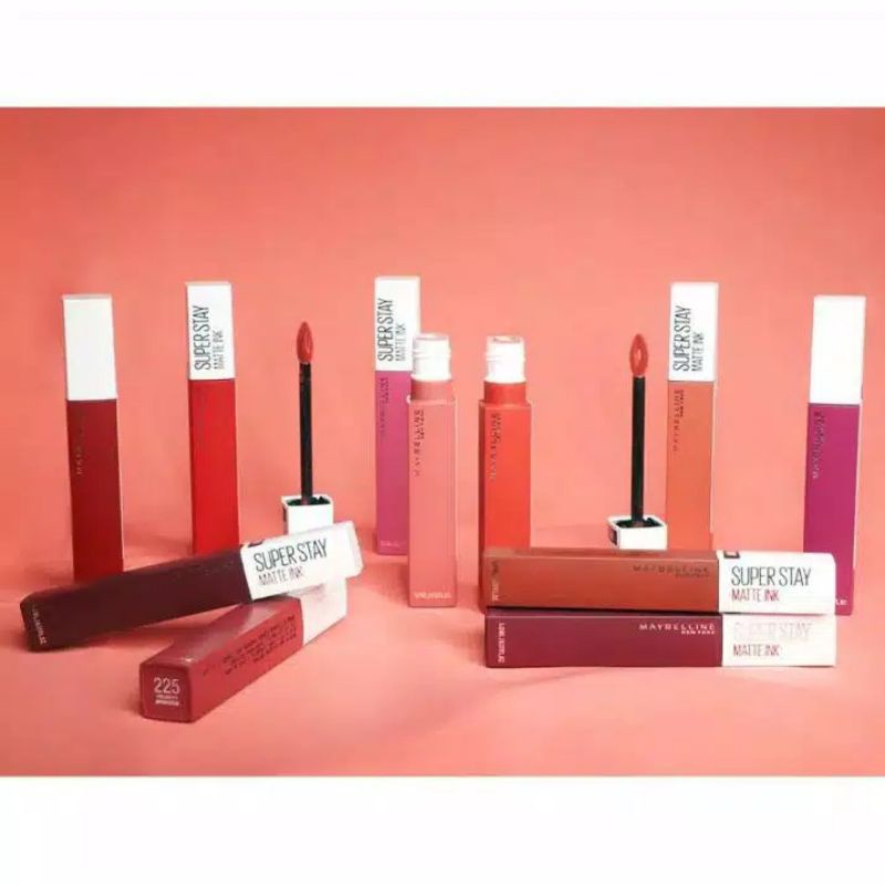 PROMO HOT LIP CREAM | LIP MATTE MAYBELLINE SUPER STAY H/1PAK ISI 3WARNA NO.QA8519