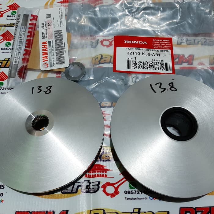 Silakan Order Pulley Rumah Roller Vario 125 Vario 150 PCX Racing Custom DZM RACING Berkualitas