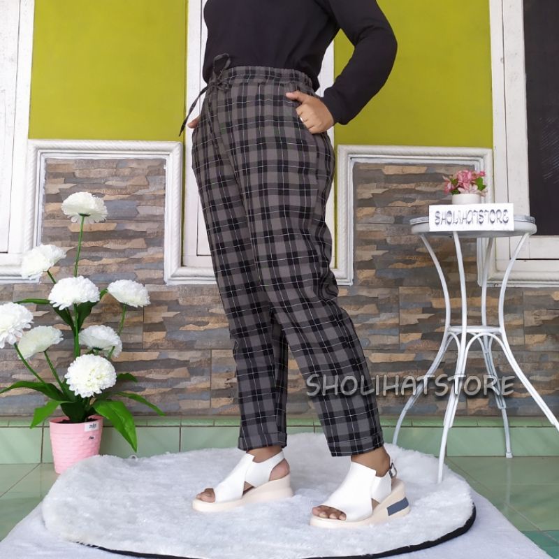 ZARA PANTS SIZE L XL XXL JUMBO / BAGGY PANTS WANITA KOTAK SIZE L XL SAMPAI JUMBO XXL / CELANA ZARA WANITA JUMBO / ZARA PANTS SIZE L XL SAMPAI JUMBO XXL / CELANA LUNA KOTAK JUMBO BAHAN SEMI WOLL PREMIUM / LINEN PANTS HIGH WAIST / BAGGY PANTS KOTAK JUMBO