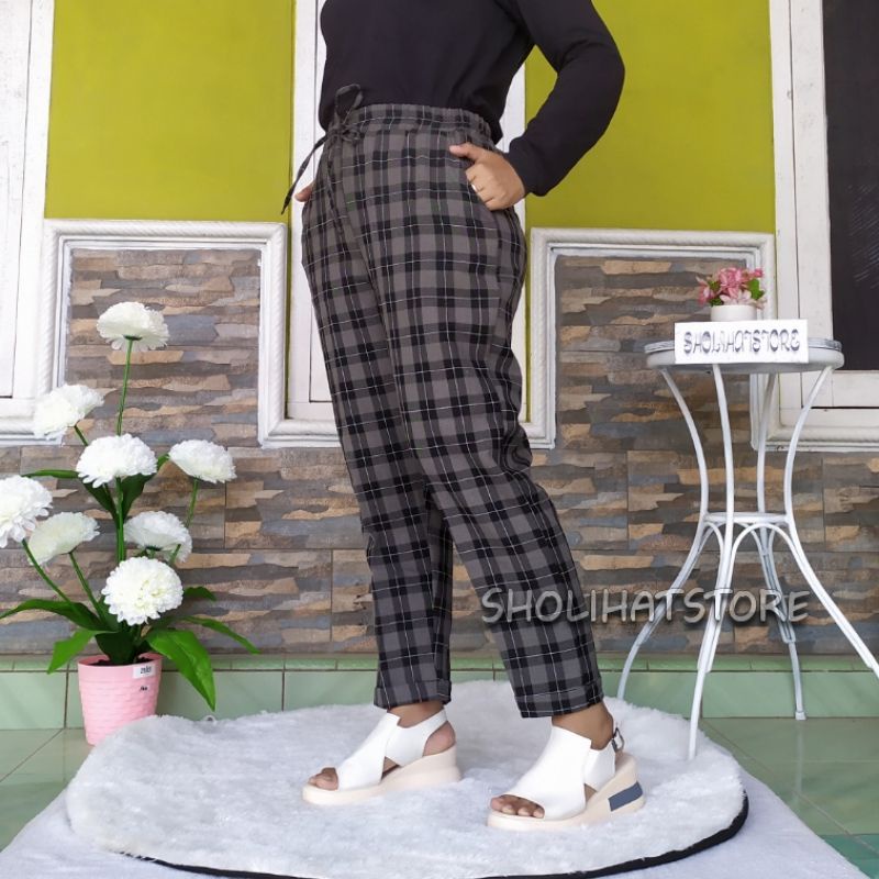 ZARA PANTS SIZE L XL XXL JUMBO / BAGGY PANTS WANITA KOTAK SIZE L XL SAMPAI JUMBO XXL / CELANA ZARA WANITA JUMBO / ZARA PANTS SIZE L XL SAMPAI JUMBO XXL / CELANA LUNA KOTAK JUMBO BAHAN SEMI WOLL PREMIUM / LINEN PANTS HIGH WAIST / BAGGY PANTS KOTAK JUMBO