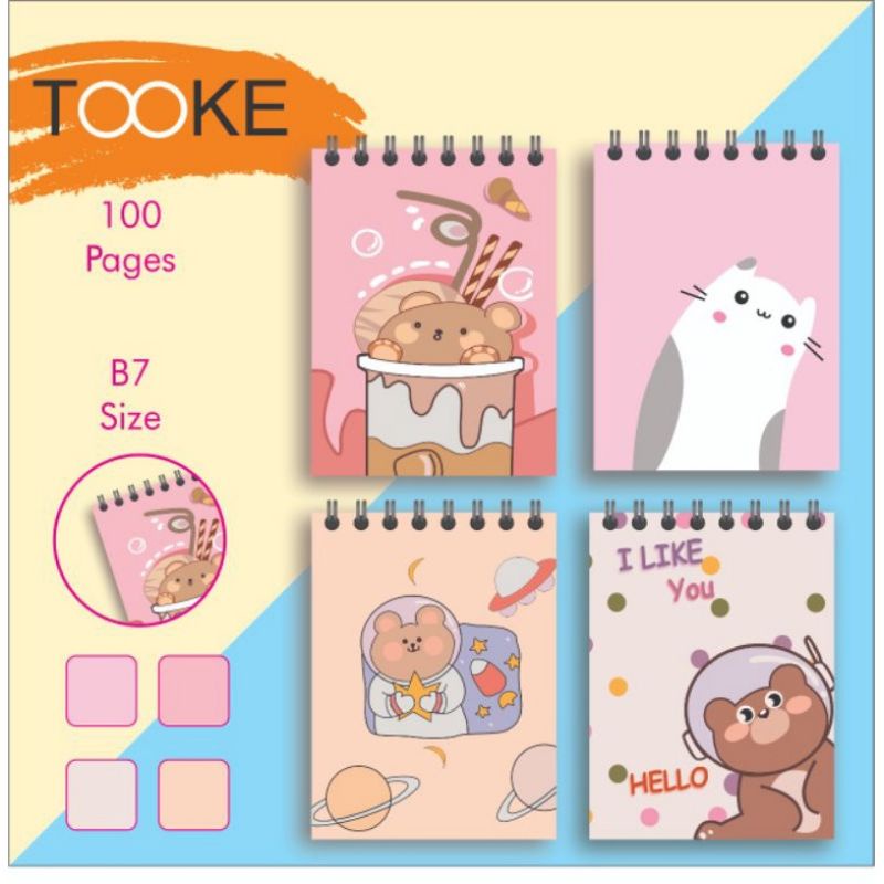 

NOTEBOOK NOTES BOOK JURNAL JOURNAL MINI SIZE BUJO B7 BUKU