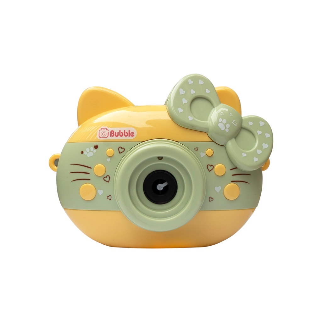 Minan Anak Bubble Camera/Mainan Anak Bubble Machine Beautiful Music-Kitty 2613 Hijau