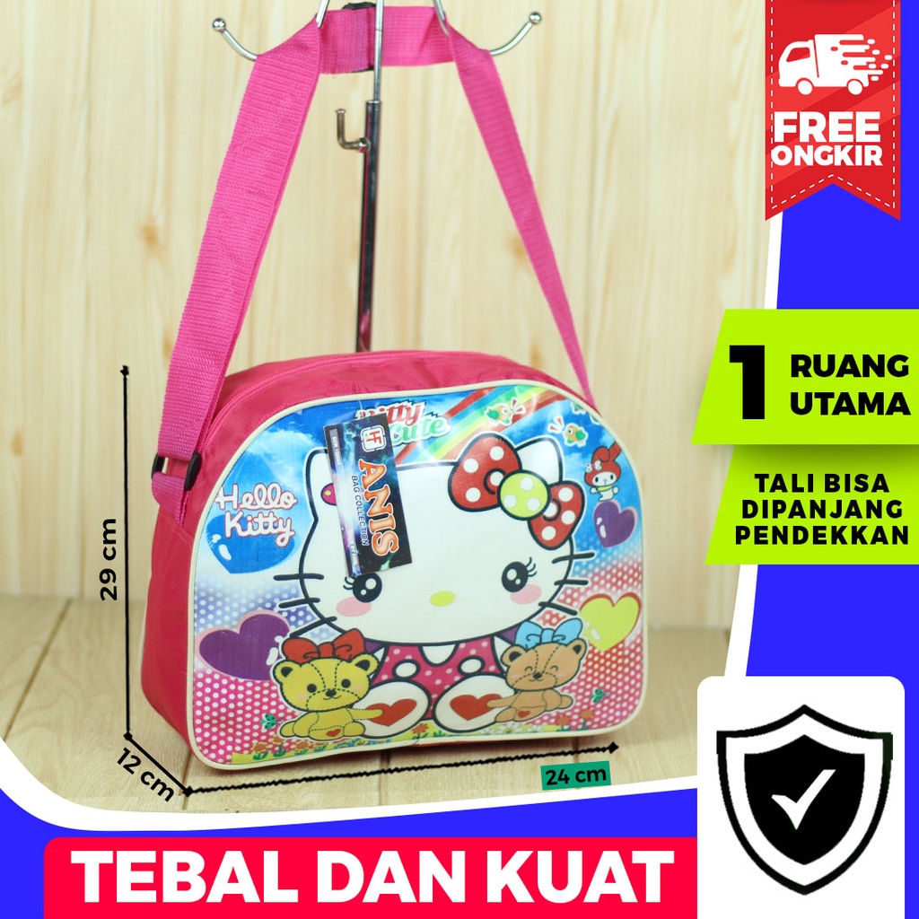 BEST SELLER Tas Selempang Anak Perempuan Murah Tas Sekolah Anak Karakter Hello Kitty Pink Lucu Murah