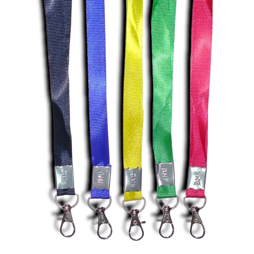 

TALI LANYARD ID CARD NAME TAG WARNA 2 CM KAIT BESI MURAH