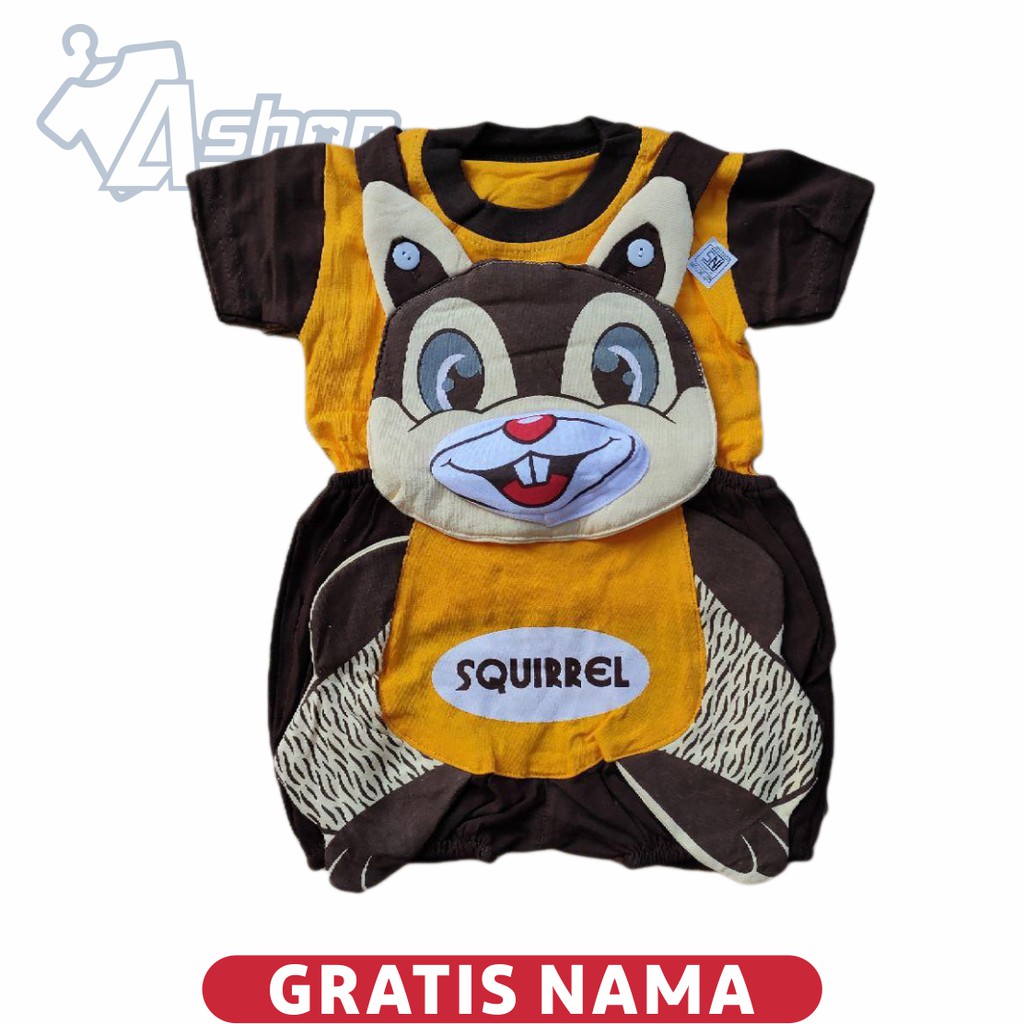 Jumper Bayi Premium SNI Motif Tupai