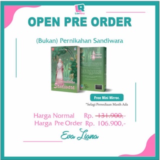 Buku Novel (Bukan) Pernikahan Sandiwara by Eva Liana Original novel LovRinz Free Mini Miror