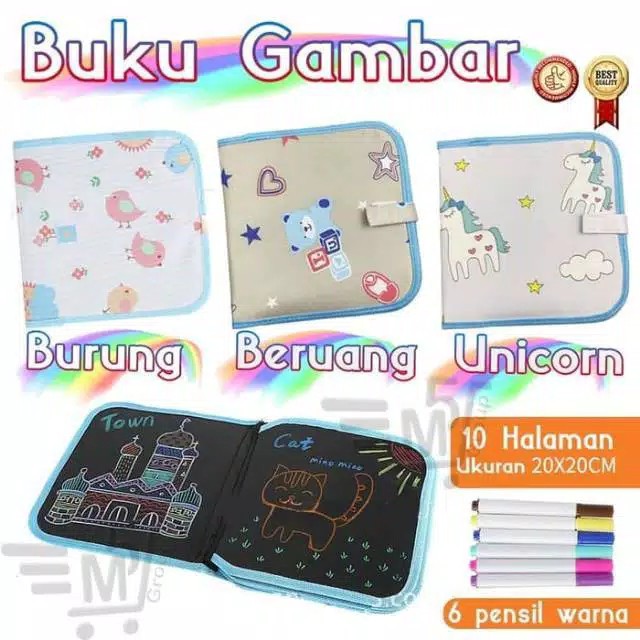 

Mainan Edukasi Buku Gambar (bisa di Hapus)