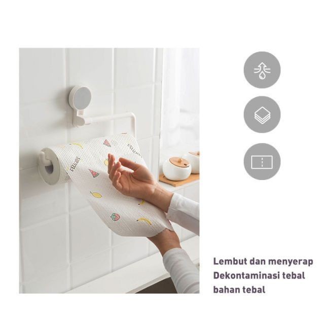 Tissue Roll Bisa di cuci Kain Lap Nyerap Minyak Lembut Pembersih Alat Dapur