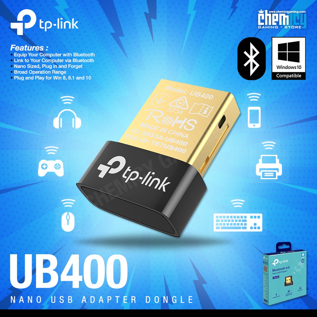 TP Link USB400 Bluetooth 4.0 Nano Adapter Dongle