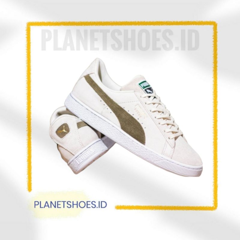 SEPATU PUMA ORIGINAL SUEDE CREAM GREEN