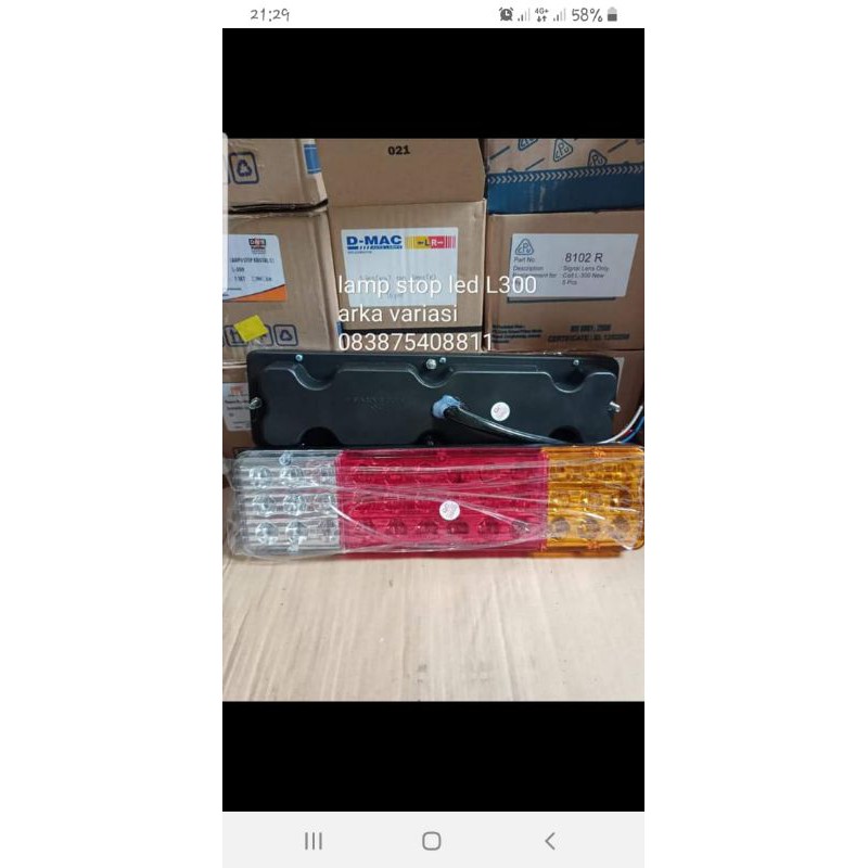 Lampu belakang LED mitsubishi L300 variasi pickup