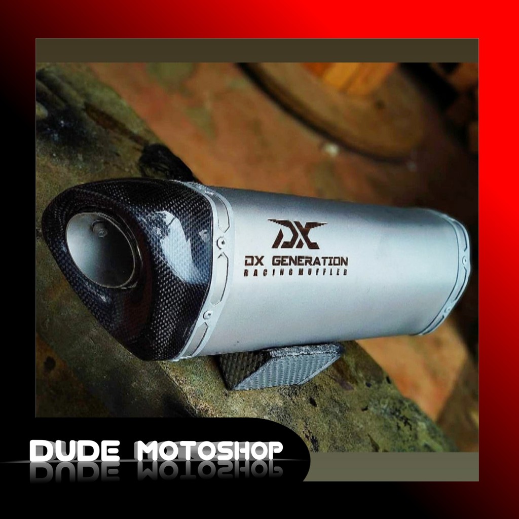 Knalpot RVR Long Stainless DX Generation Racing Fullsystem