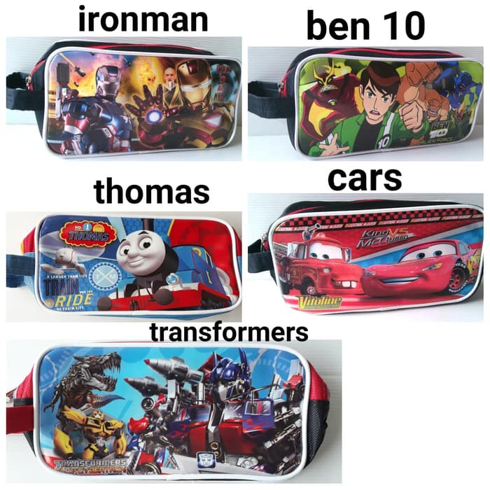 

Kotak / Tempat Pensil Avengers Spiderman Cars Boboiboy Transformers