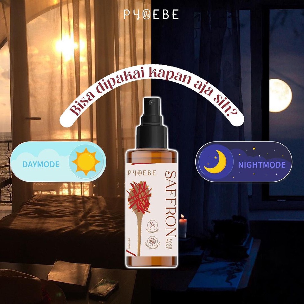READY STOCK!! PYOEBE/PHOEBE Face Mist Saffron Kashmir