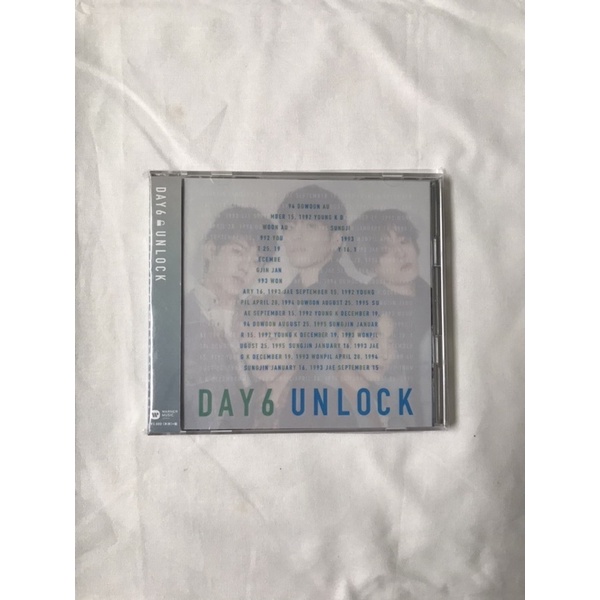 Day6 Japan Album Unlock Limited Unsealed