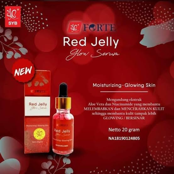 cod RED JELLY GLOW SERUM ORIGINAL SYB FORTE