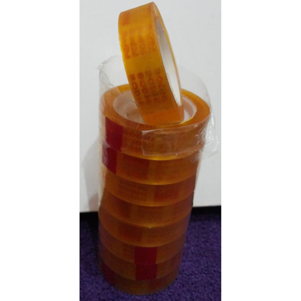 

NEW PRODUK !!! ISOLASI KECIL BODHI 1/2" TEBAL (12MM X 25YARD) / SELOTIP / LAKBAN KADO SP115