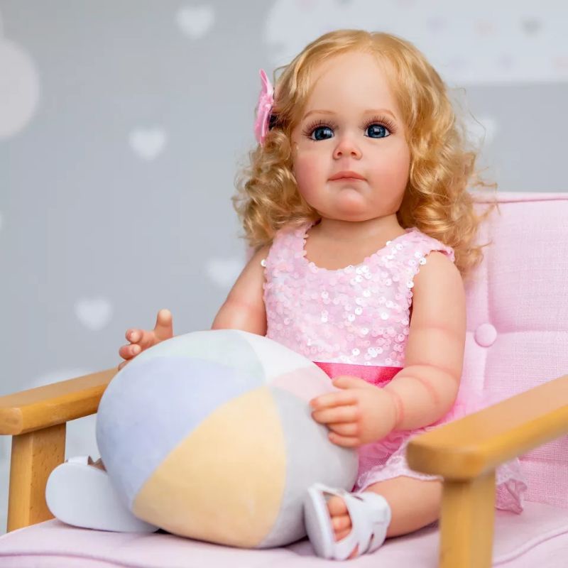 Ready depan Boneka Reborn Baby 55 cm Full Silikon Bisa Mandi Premium