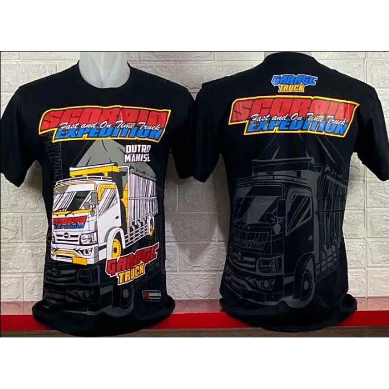 Kaos Driver Truck Kata Kata Scorpio Express Indonesia