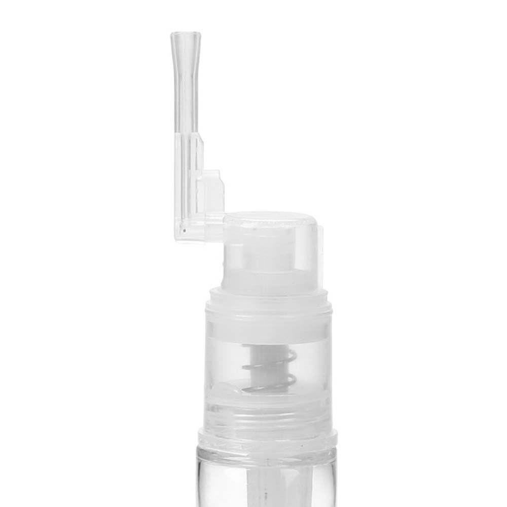 Rebuy Powder Spray Bottle Dispenser Semprot Bening Plastik Dengan Nozzle Pengunci Barber Makeup Alat Makeup Pot