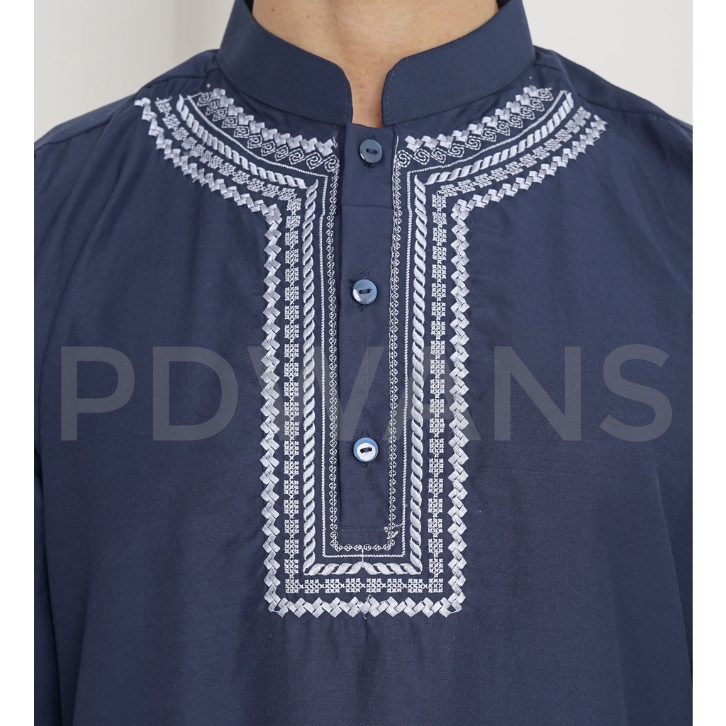 SETELAN PAKISTAN DEWASA Seri WARNA Baju Koko Bordir Muslim BAJU UMROH Pria BGM01D PDWANS