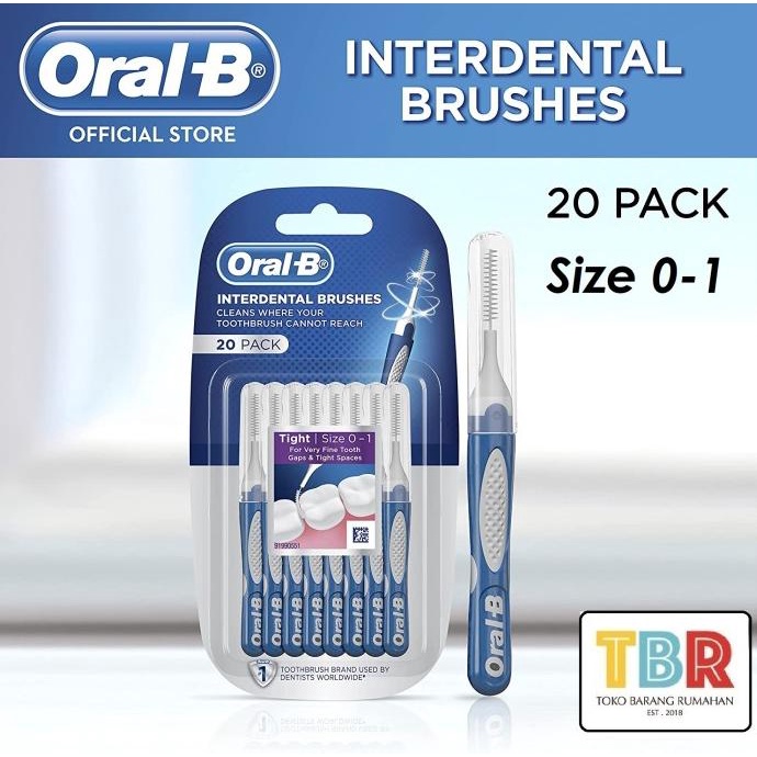 Jual Oral B Interdental Brush Pembersih Sela Gigi Kawat Gigi ASLI ORI ...