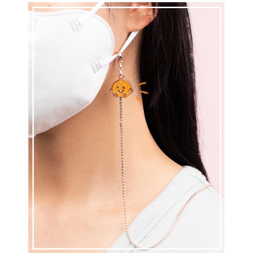 BT21 Mask Strap Metal Official