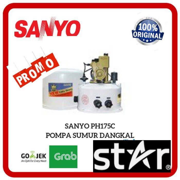Pompa air Otomatis SANYO PH 175 tabung pendorong shimizu 150 hitach
