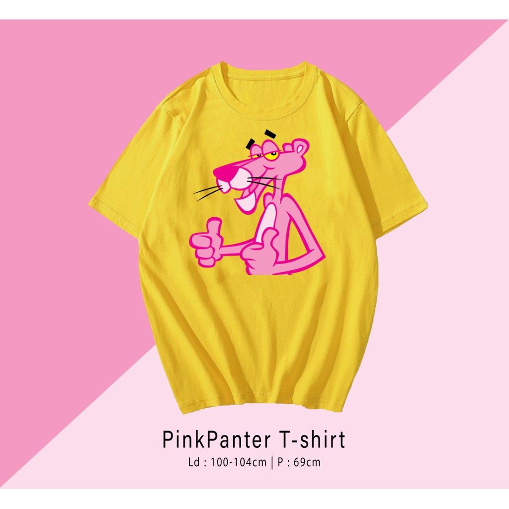 PINKPANTHER/ TERMURAH BAJU KAOS KATUN WANITA LENGAN PENDEK / TUMBLR TEE /  OVERSIZE