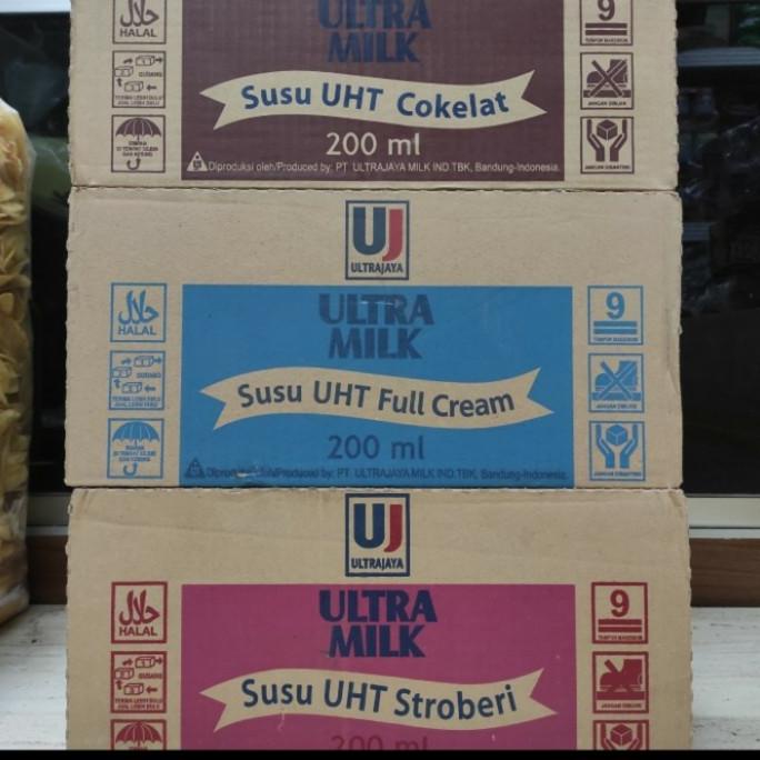 

BISA BAYAR DITEMPAT susu ultra 200 ml ( 1 dus isi 24 pcs - Strawberry